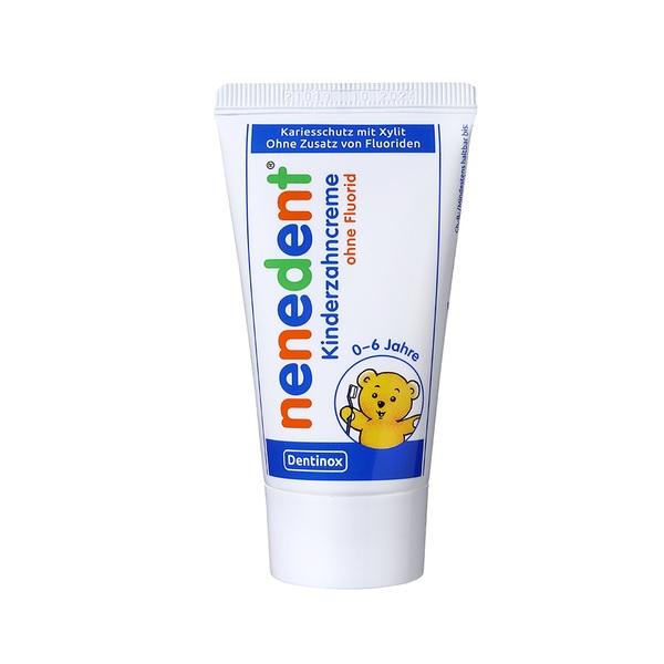 德國NENEDENT木糖醇兒童牙膏 (不含氟 綜合水果 香蕉蘋果)-細節圖4