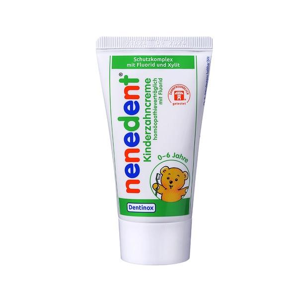 德國NENEDENT木糖醇兒童牙膏 (不含氟 綜合水果 香蕉蘋果)-細節圖5