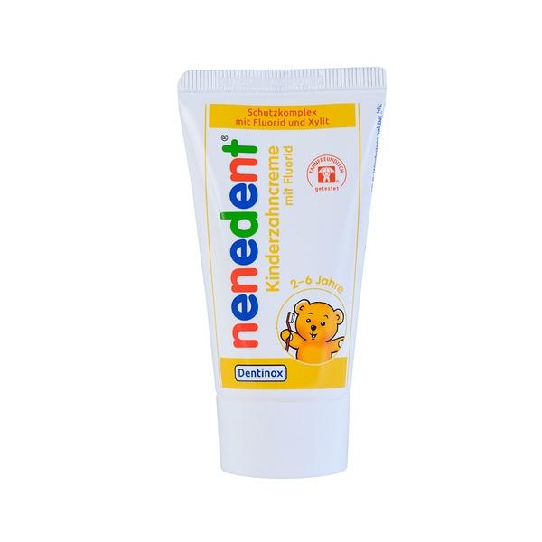 德國NENEDENT木糖醇兒童牙膏 (不含氟 綜合水果 香蕉蘋果)-細節圖6