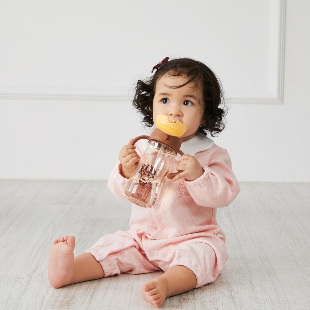 黃色小鴨 夢想高飛PPSU握把水杯330ML 830580-細節圖4