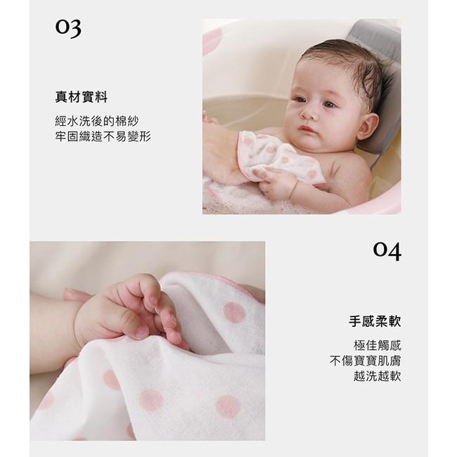 小獅王辛巴 極柔感印花紗布澡巾 新生兒洗澡巾(2入)-細節圖5