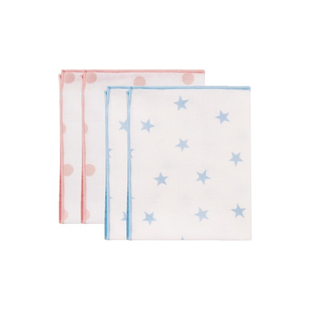 小獅王辛巴 極柔感印花紗布澡巾 新生兒洗澡巾(2入)-細節圖8