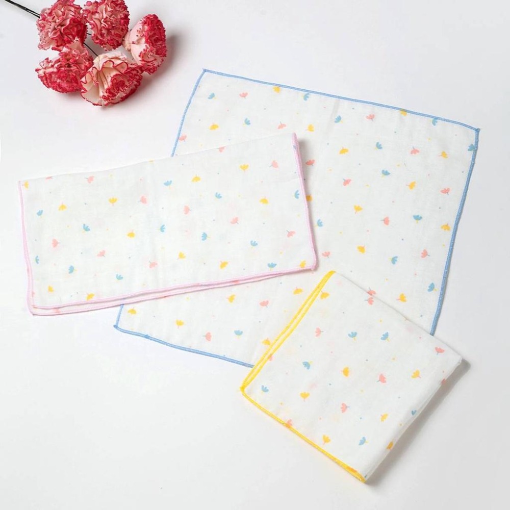 NEW STAR 親膚純棉紗布紗布澡巾 2條入 另有同款新生兒紗布手帕(口水巾)  新生兒純棉紗布手帕  2710K-細節圖9