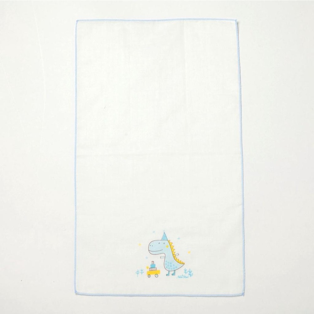 NEW STAR 親膚純棉紗布洗澡巾(小恐龍/狐狸/鱷魚) 新生兒紗布澡巾 2條入 2710F-細節圖7