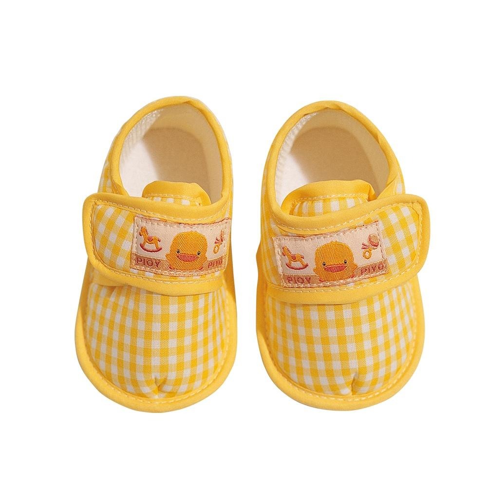 黃色小鴨格子布寶寶防滑學步鞋 880084-細節圖2
