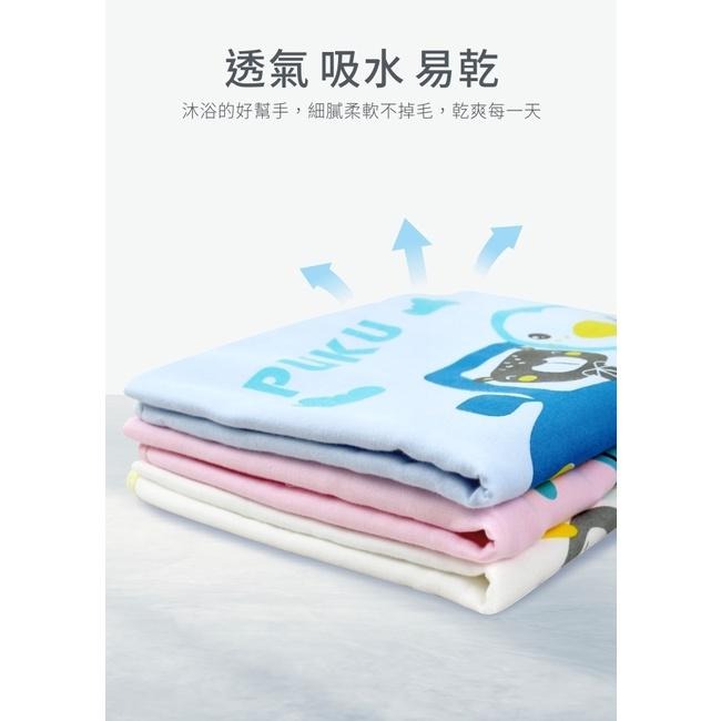 藍色企鵝純棉紗布浴巾 新生兒紗布浴巾 26806-細節圖3