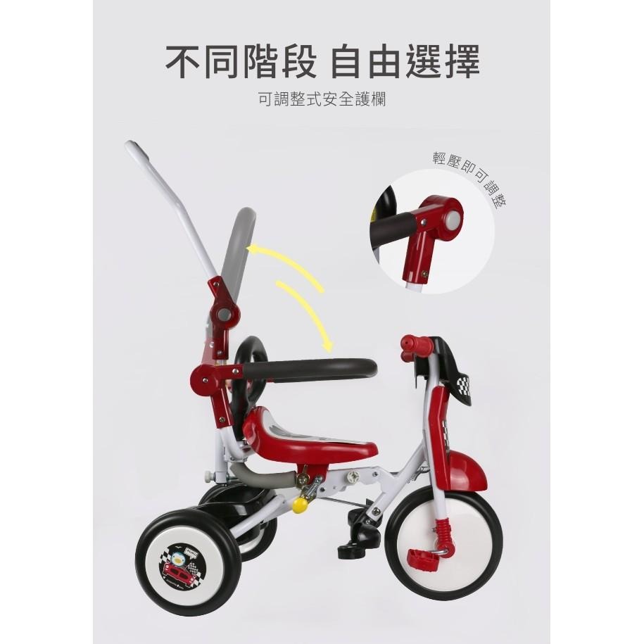 藍色企鵝 Mini Bike折疊三輪車-賽車 30225-細節圖7