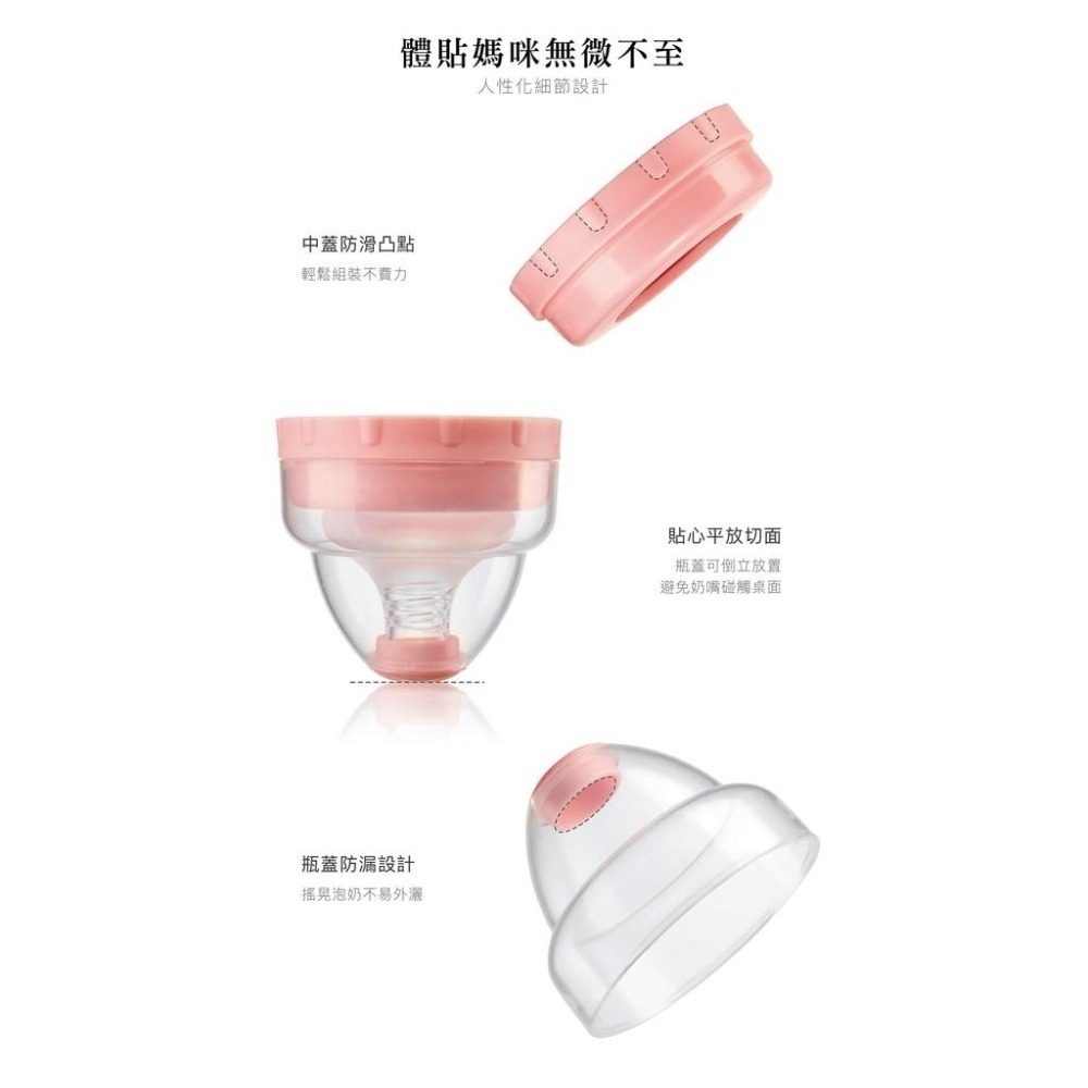 小獅王辛巴Simba 桃樂絲 心願PPSU自動把手寬口雙凹中奶瓶270ml-細節圖5