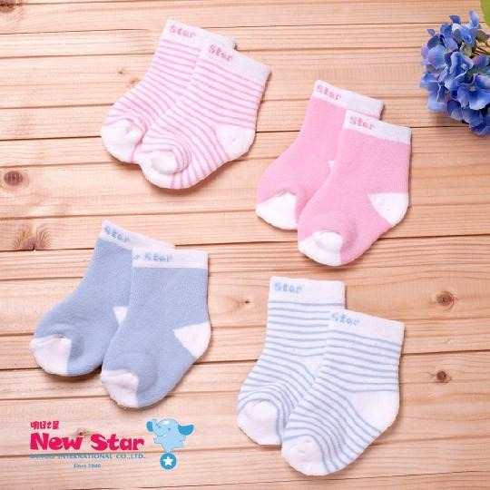 NEW STAR 100%純棉秋冬款新生兒嬰兒襪(寶寶棉襪)~2880-細節圖3