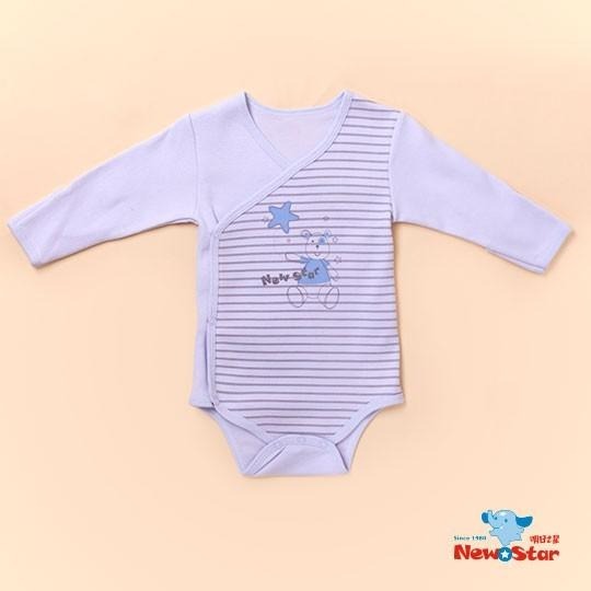 New Star純棉反摺袖包屁屁連身衣-觸感細緻NS3296-細節圖2