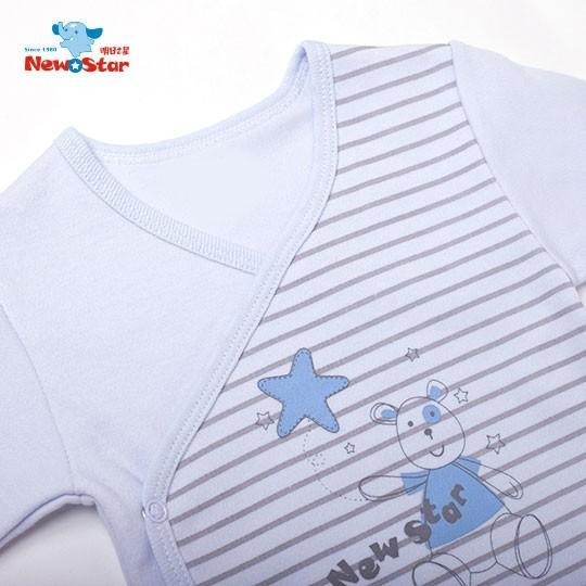 New Star純棉反摺袖包屁屁連身衣-觸感細緻NS3296-細節圖4