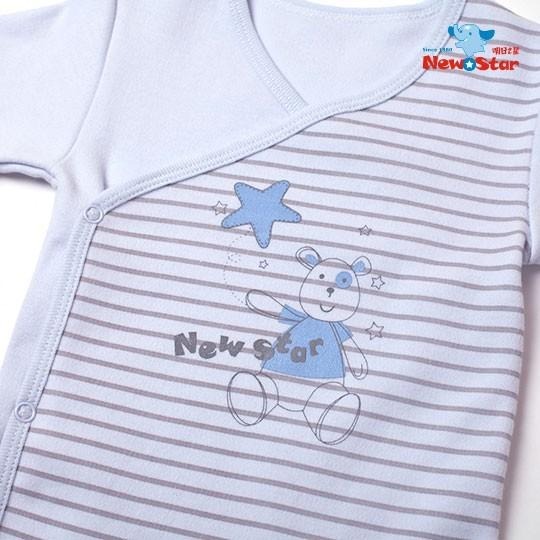 New Star純棉反摺袖包屁屁連身衣-觸感細緻NS3296-細節圖7