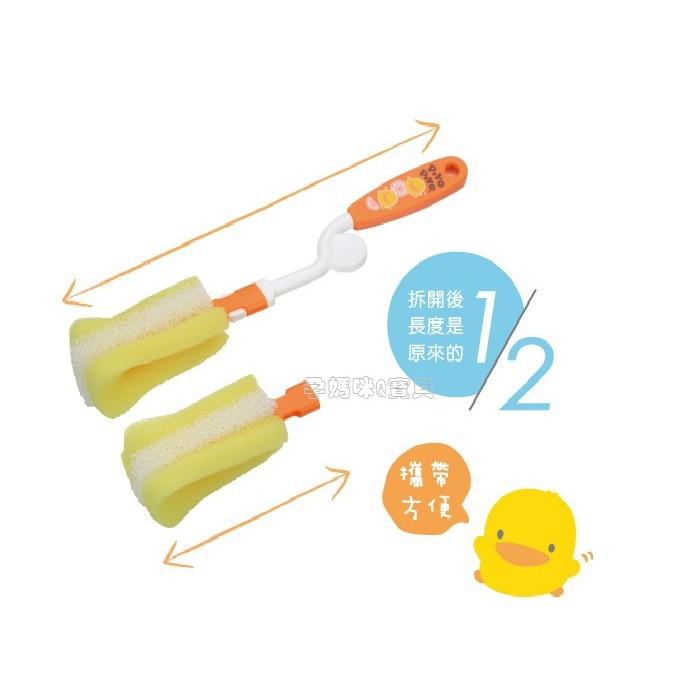 黃色小鴨組合式旋轉泡棉奶瓶刷專用替換刷頭(2入) 830530-細節圖5