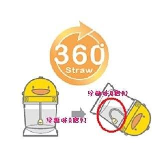 黃色小鴨自動吸管滑蓋水壺 兒童水壺 嬰幼兒水壺 台灣製 830508-細節圖3
