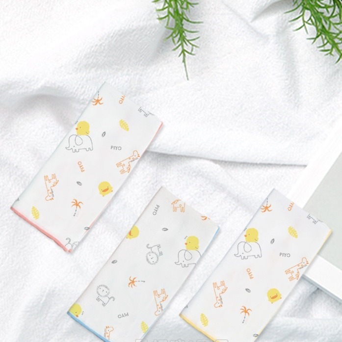 黃色小鴨紗布手帕 100%純棉三入一組 台灣製 81619-細節圖8