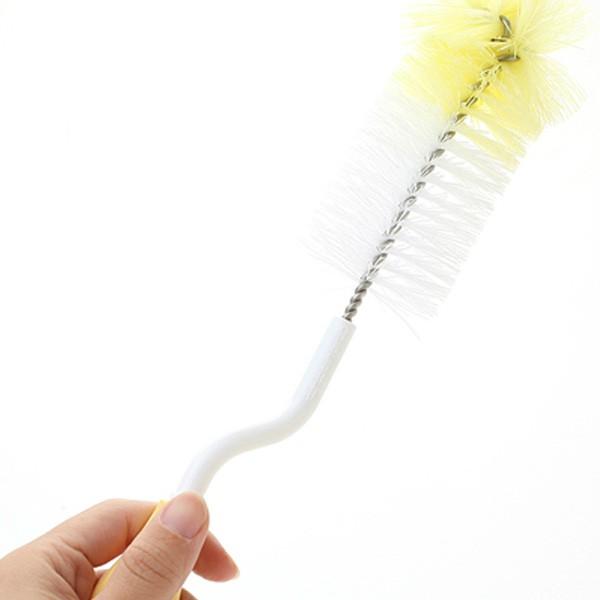 黃色小鴨360度奶瓶刷(黃色小鴨奶瓶刷)杜邦高級尼龍刷毛83473附奶嘴刷-細節圖5