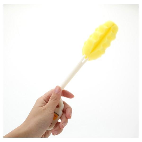 PIYO PIYO黃色小鴨360度泡棉旋轉奶瓶刷 台灣製 83075-細節圖5