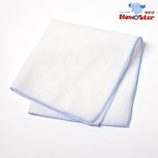 NewStar100%天然純棉紗布手帕3入 新生兒必備不含螢光劑 2700-細節圖5