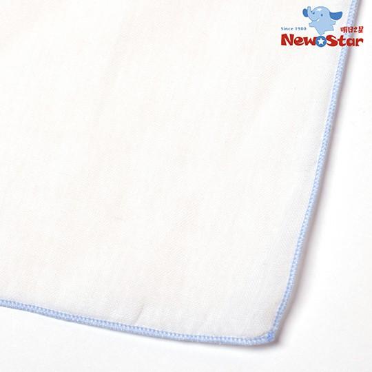 NewStar100%天然純棉紗布手帕3入 新生兒必備不含螢光劑 2700-細節圖6