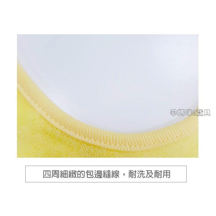 黃色小鴨啾啾造型圍兜 鴨嘴設計按壓即可發出啾啾聲 81396-細節圖9