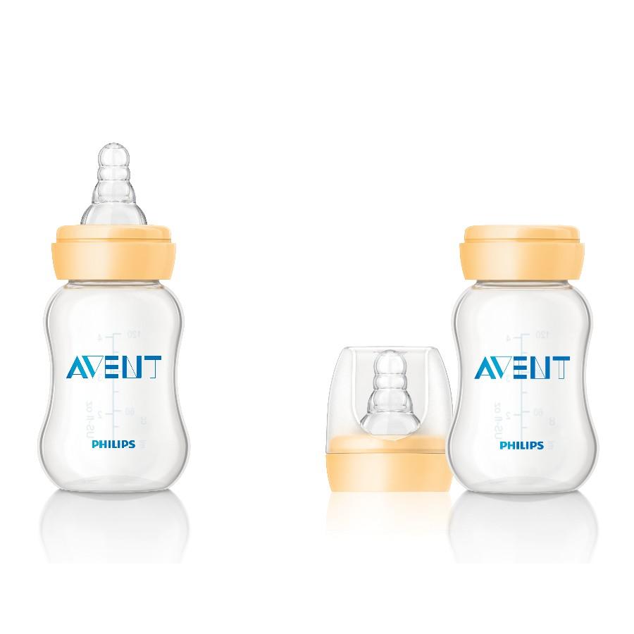PHILIPS AVENT標準口徑弧形玻璃小奶瓶-120ml(單入) 裸裝出清-細節圖3
