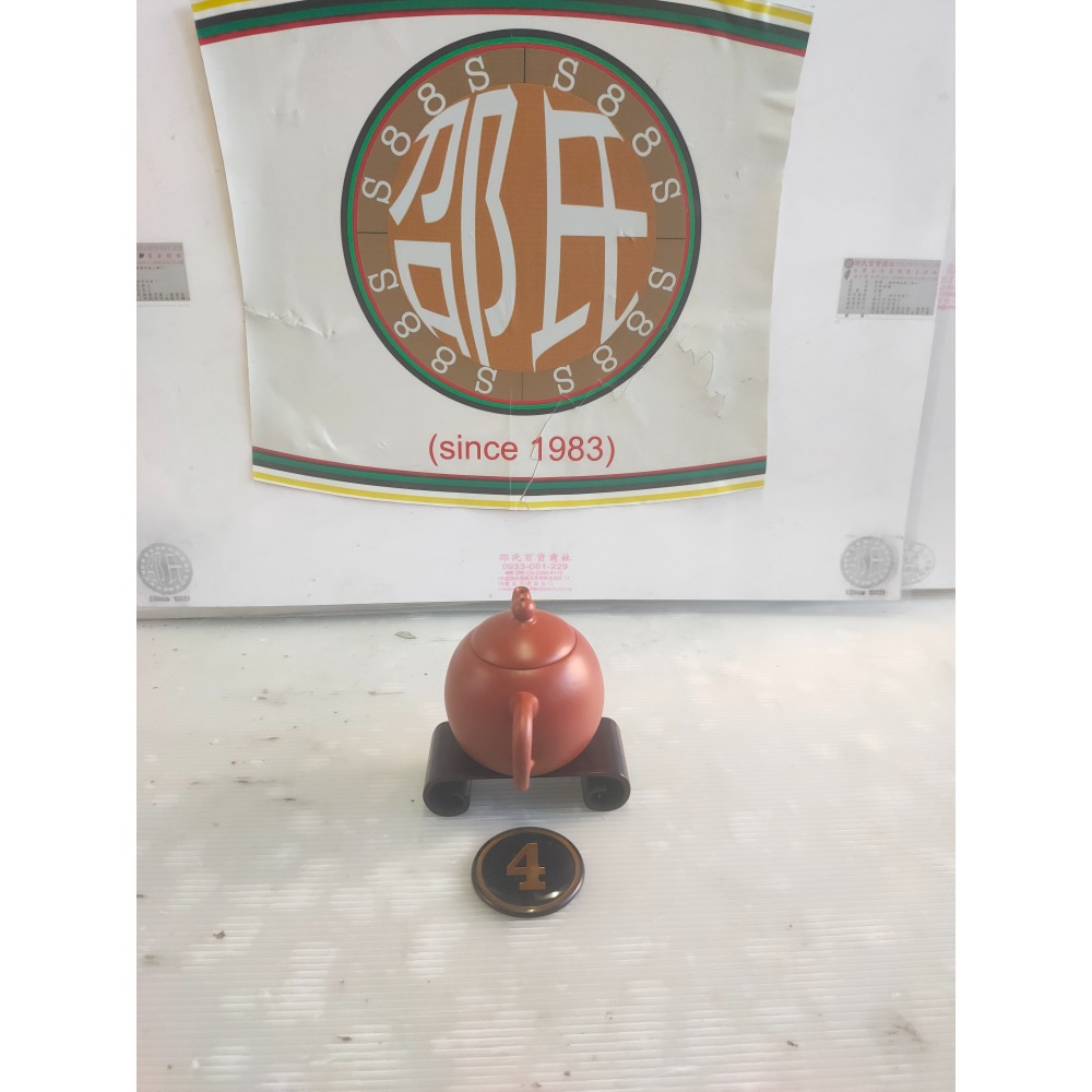 #個人所有優質商品#  台灣知名陶藝家^使用高級土胚、超高工藝制作而成的-6杯西施紅土茗壺^造型簡潔,實用性高°👍-細節圖2