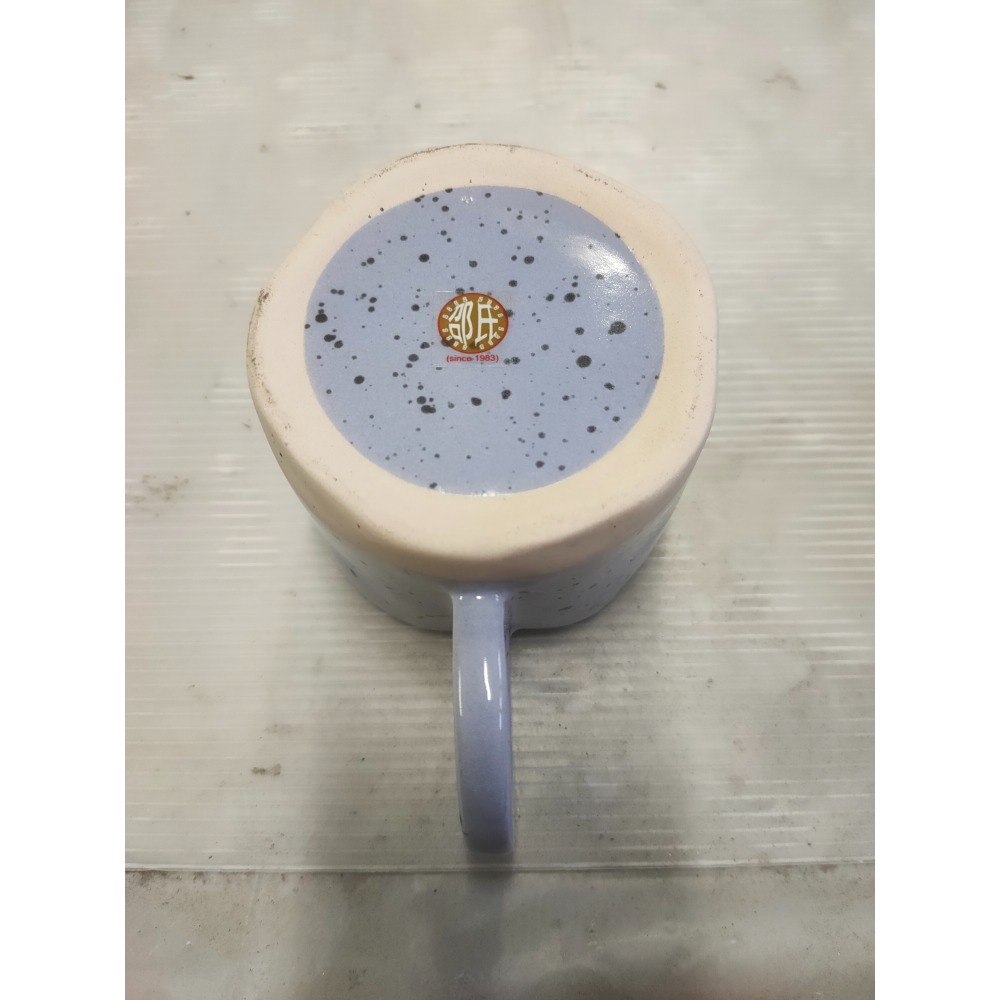 #個人所有優質商品#°§2-超可愛圓耳手把-潑墨奇特杯口陶杯°-細節圖3