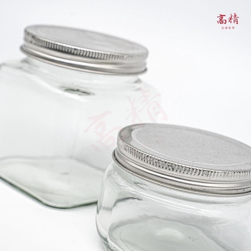 玻璃瓶 四方罐 密封罐 食品罐 玻璃罐 廣口瓶 中四方瓶 儲物罐 泡菜罐-細節圖3