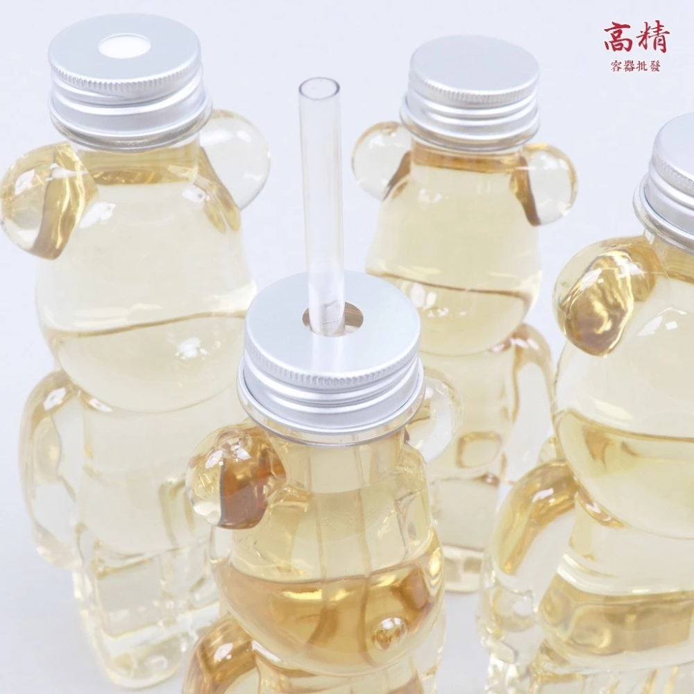 暴力熊飲料瓶 冷泡茶瓶 胖胖瓶 塑膠瓶 飲料瓶 奶茶瓶  寶特瓶 寬口瓶 礦泉水瓶 圓柱瓶 外帶瓶 網美瓶-細節圖6