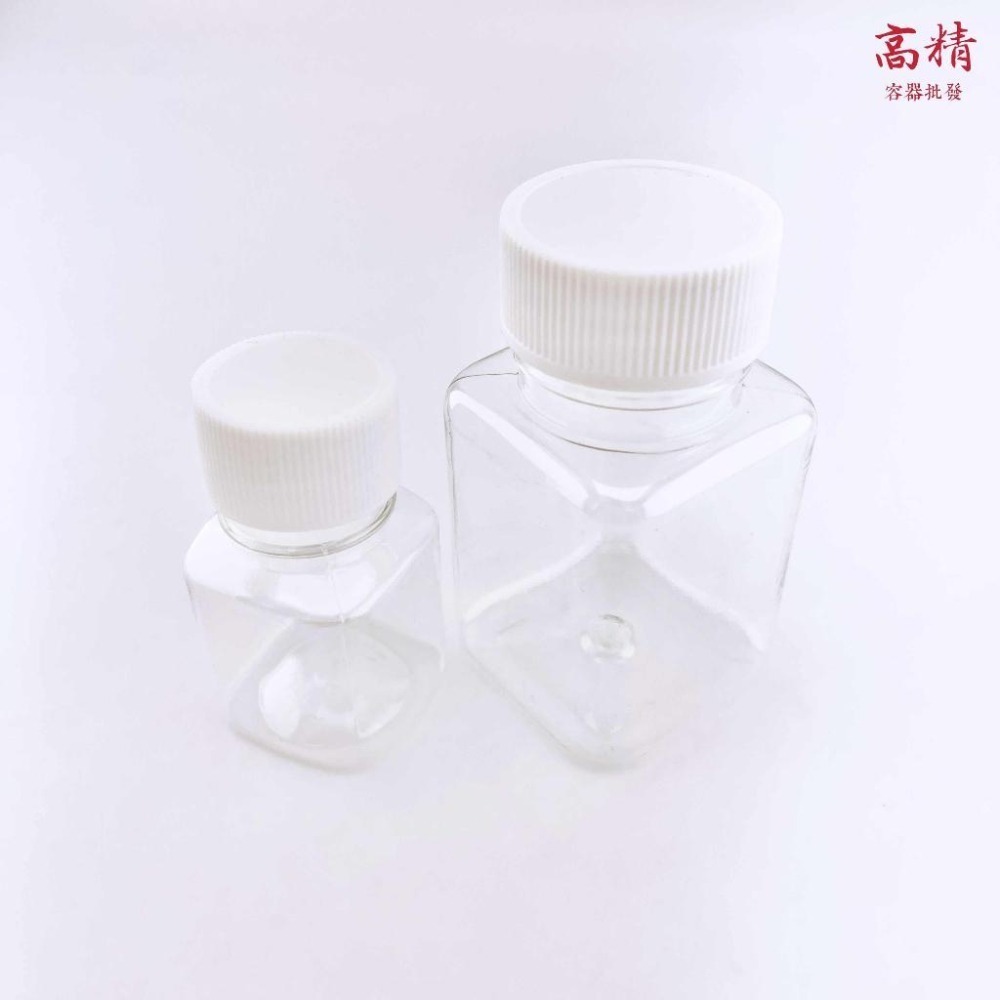 塑膠瓶廣口瓶 方形塑膠瓶 大口瓶 塑膠瓶 塑膠罐 分裝瓶 大口徑瓶 塑料瓶 塑膠罐 透明瓶 樣本瓶 收納瓶 試用瓶-細節圖2