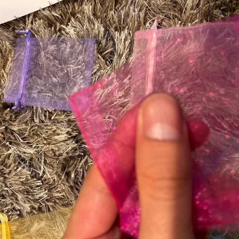 飾品袋 束口袋 紗網袋 網紗袋 禮物袋 食品包裝袋 塑料袋 糖果分裝袋 雪紗袋 禮品袋 婚禮小物-細節圖4