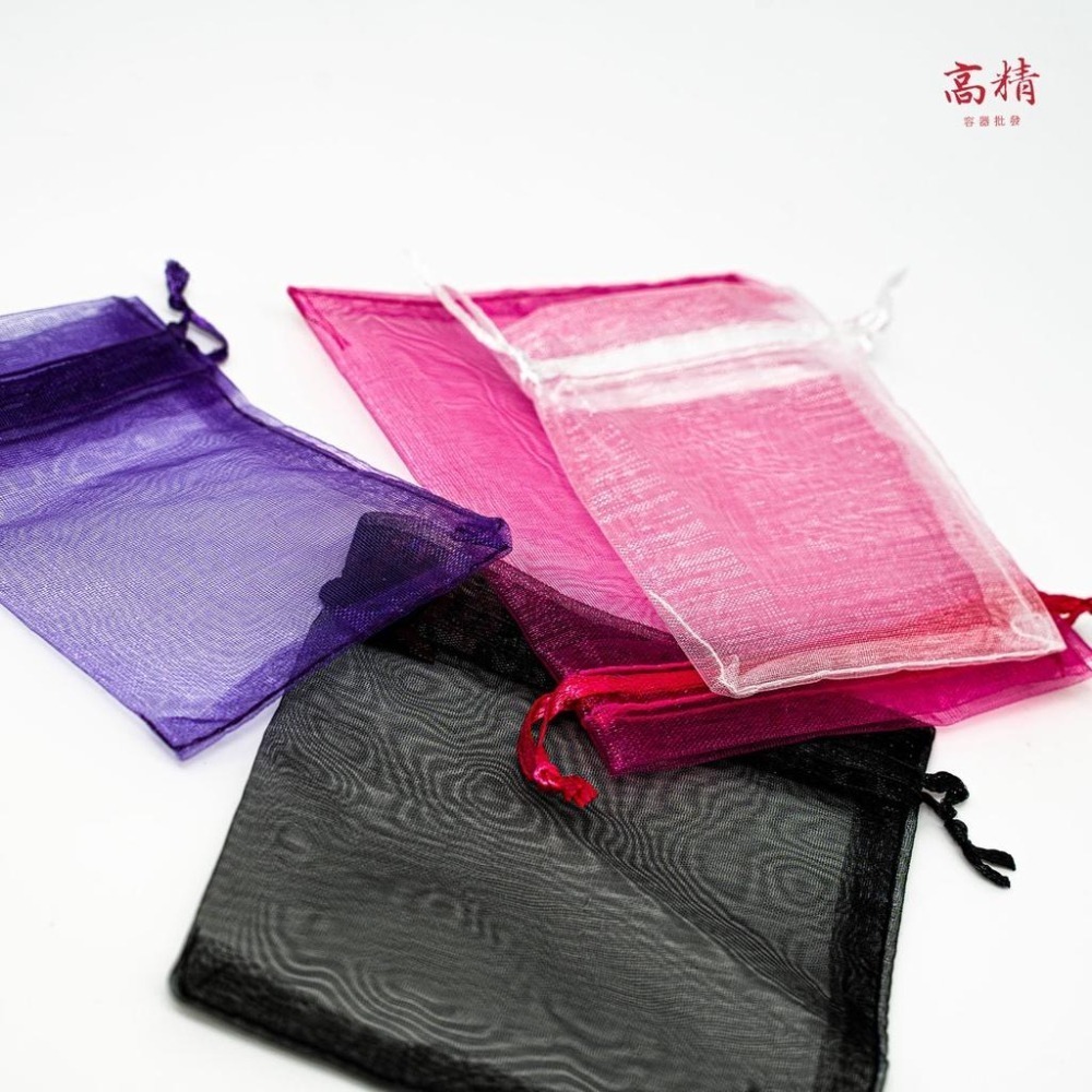 飾品袋 束口袋 紗網袋 網紗袋 禮物袋 食品包裝袋 塑料袋 糖果分裝袋 雪紗袋 禮品袋 婚禮小物-細節圖6