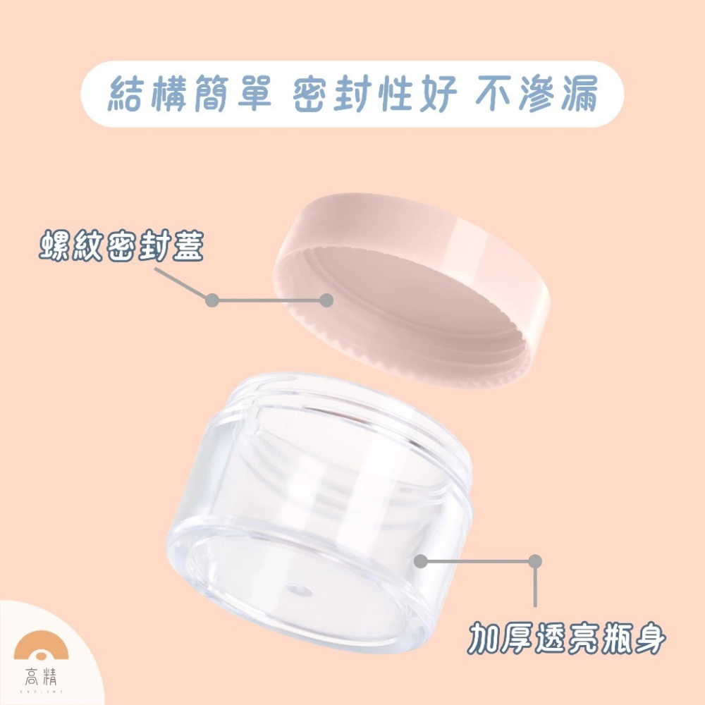 面霜分裝盒 面霜盒 膏霜分狀盒 膏霜盒  化妝品分裝盒 分裝瓶 塑膠盒 方底膏霜盒 藥膏 藥局 診所-細節圖4
