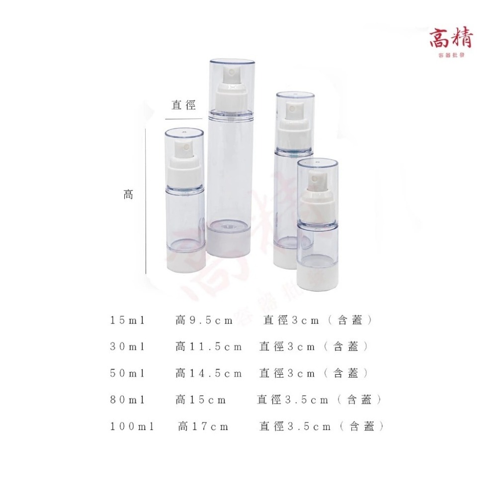 真空乳液瓶 噴霧瓶 分裝瓶 旅行分裝瓶 AS噴霧瓶 乳液瓶 真空瓶 噴霧 乳液瓶 噴霧瓶 擠乳瓶 分裝瓶-細節圖2
