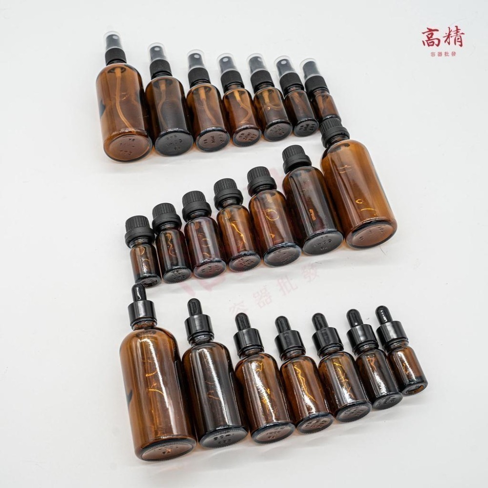 精油瓶1m-100ml 茶色精油滴管瓶 精油瓶  精油噴霧瓶 大頭蓋精油瓶 酒精噴霧 精油噴瓶 精油分裝瓶-細節圖3