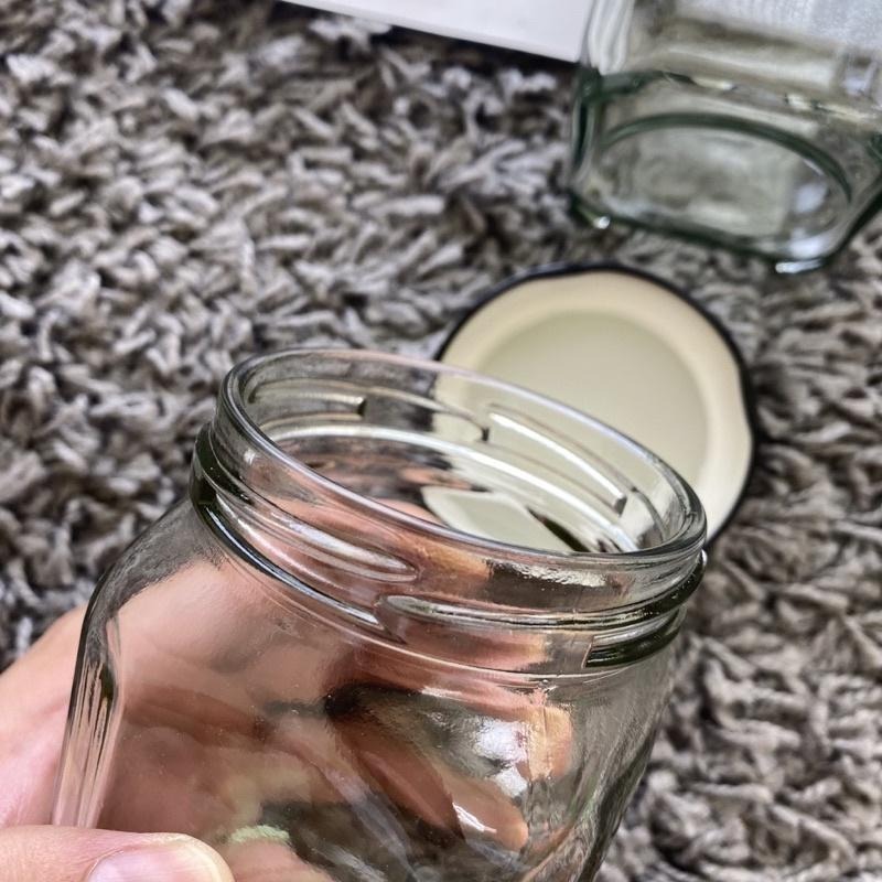 玻璃罐 玻璃瓶 四角玻璃罐 方型玻璃瓶 方型玻璃罐 辣椒罐 蜂蜜瓶 布丁瓶 保羅瓶 玻璃罐 手工醬料-細節圖5