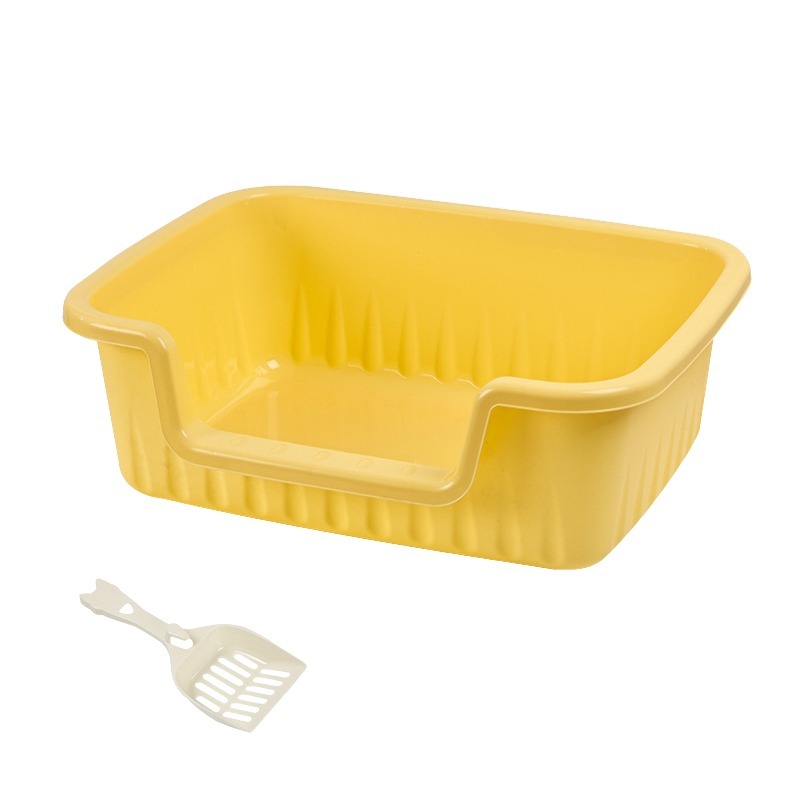 附發票 貓砂 貓砂盆 半封閉式貓砂盆 封閉式貓砂盆 貓砂 防噴濺貓砂盆 貓便盆 貓廁所 加高貓砂盆-細節圖6