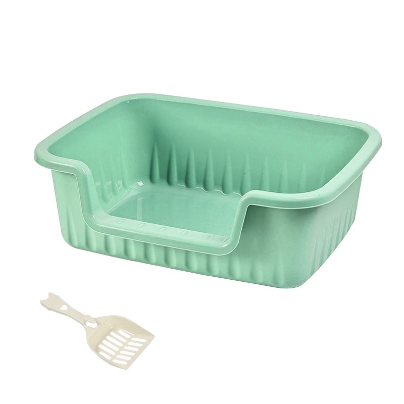 附發票 貓砂 貓砂盆 半封閉式貓砂盆 封閉式貓砂盆 貓砂 防噴濺貓砂盆 貓便盆 貓廁所 加高貓砂盆-細節圖7