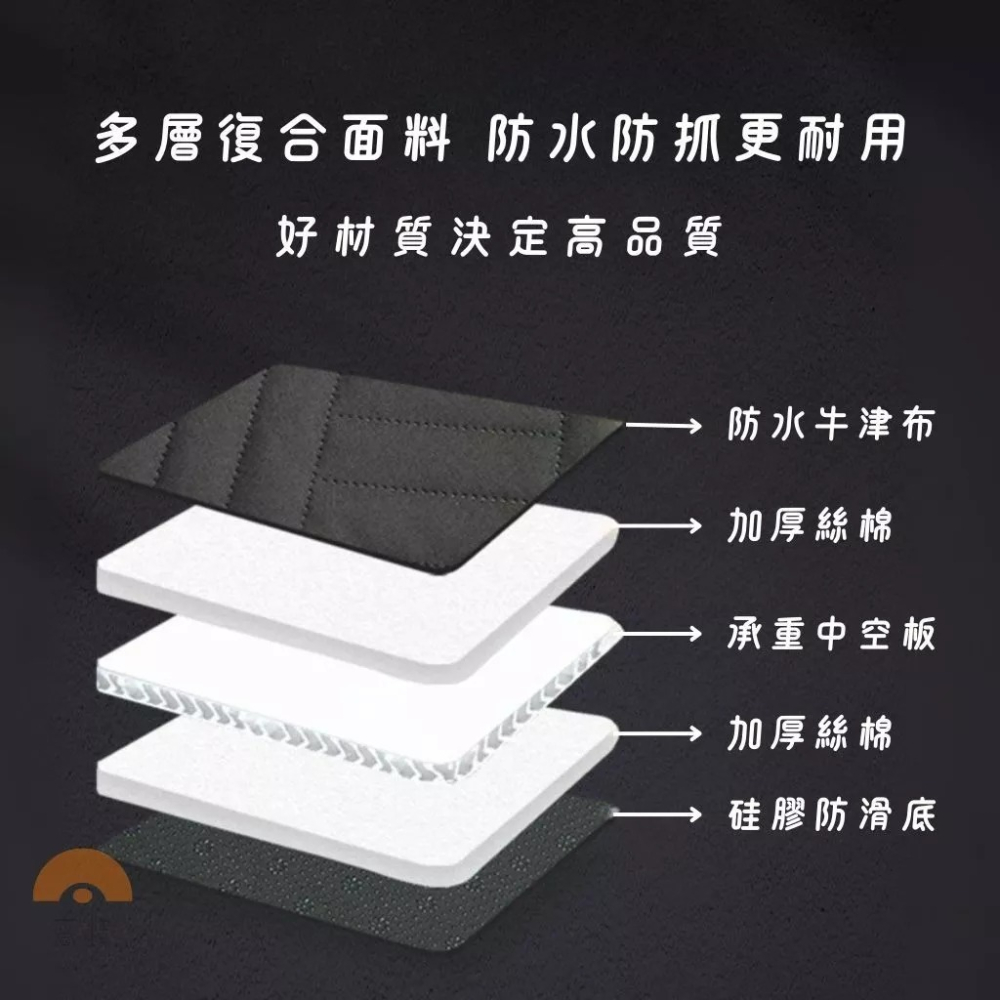 寵物車用墊 車用寵物墊(送安全扣) 寵物車載墊 汽車後座狗狗坐墊 防水 座椅套加厚 毛小孩-細節圖4