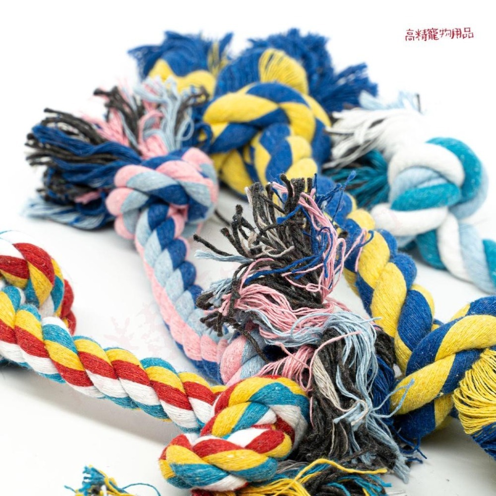 寵物超耐咬棉繩 結繩玩具 磨牙繩 狗狗磨牙 雙結棉繩-細節圖5