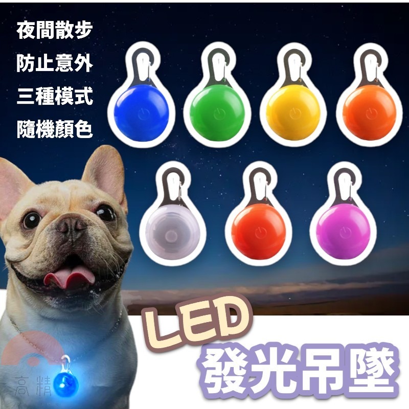 LED發光吊墜 寵物項圈 發光狗吊墜 發光狗牌 寵物吊飾 狗狗閃光吊牌 寵物led吊墜-細節圖2