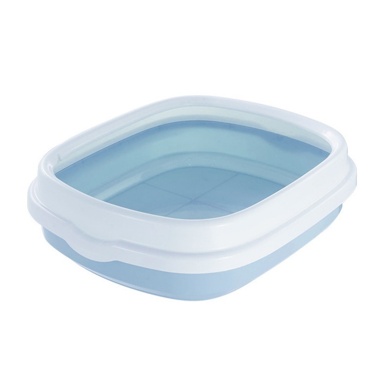 低邊貓砂盆(藍)