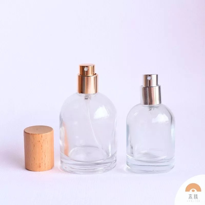 香水瓶 香水噴霧瓶 香水分裝瓶 30ml 50ml 噴霧分裝瓶 實木蓋香水瓶 玻璃噴霧瓶 分裝瓶-細節圖2