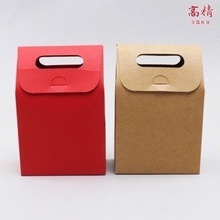 牛皮小盒子 牛皮自立袋 牛皮紙袋 手提牛皮紙盒 手提牛皮紙禮盒 食品包裝袋子 禮品包裝盒 牛皮小盒子-細節圖5