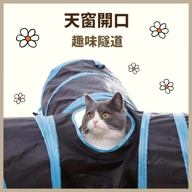 T字寵物隧道 貓隧道 三通貓隧道-細節圖4