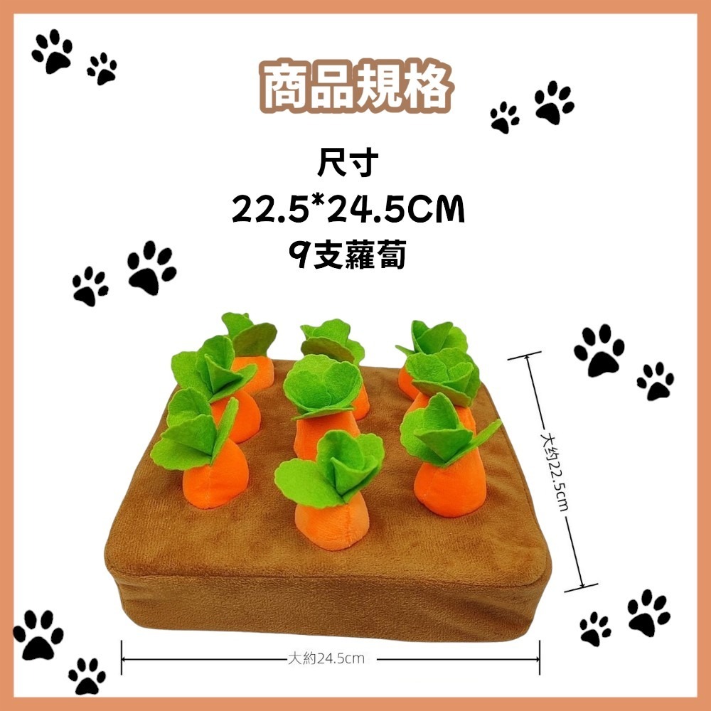 拔蘿蔔玩具 人寵互動玩具 兒童玩具 胡蘿蔔紅蘿蔔 毛絨種菜益智玩具 狗玩具-細節圖4
