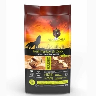 安柏希雅Ambrosia 無穀鮮肉犬糧 狗狗飼料 2kg 無穀狗飼料 小型犬飼料 幼犬飼料 安柏希雅飼 寵物飼料-規格圖6