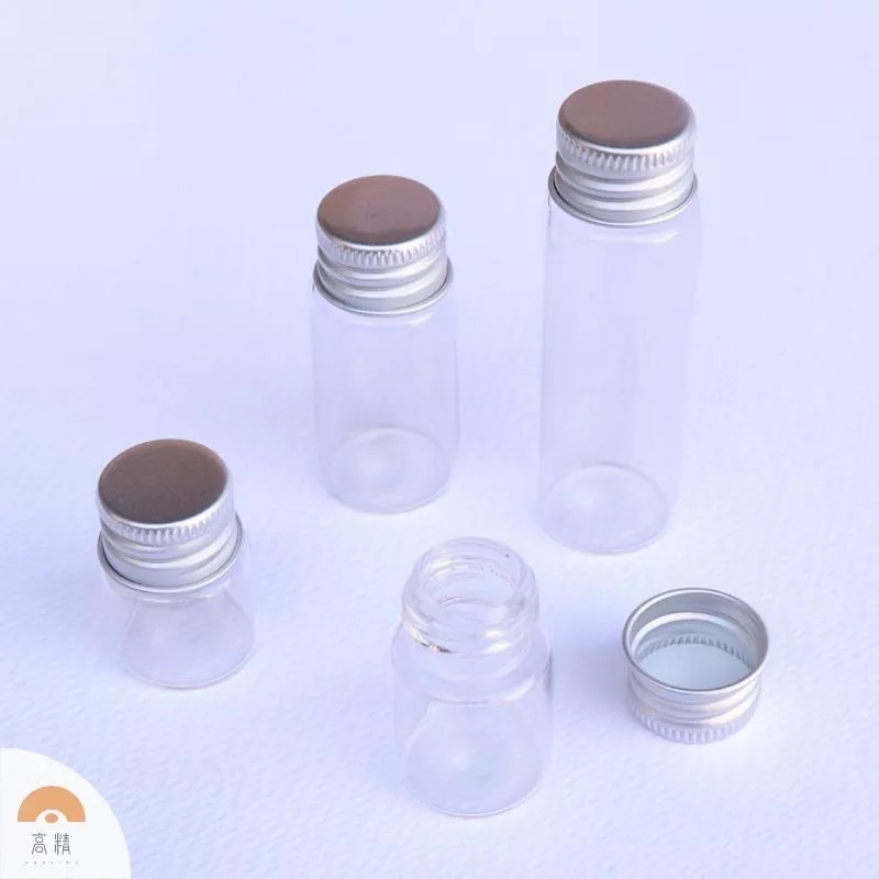 鋁蓋玻璃瓶 小玻璃瓶 試管瓶 精油瓶 星沙瓶 管制瓶 餐廚調味瓶 多功能玻璃瓶 玻璃管 玻璃瓶-細節圖2