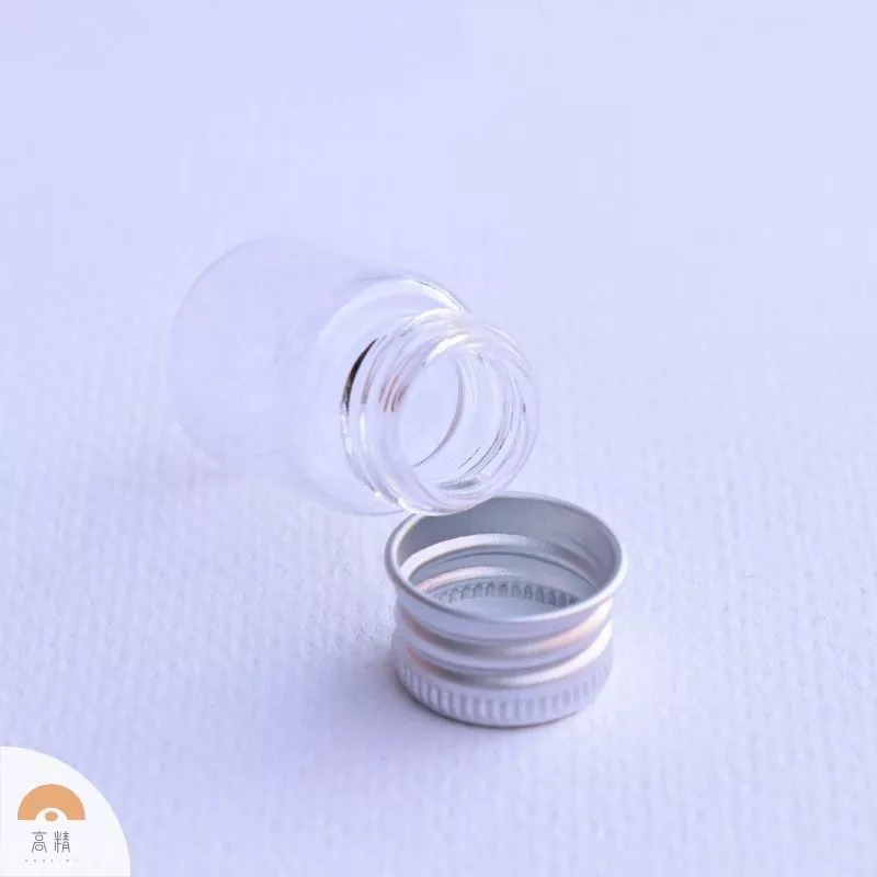 鋁蓋玻璃瓶 小玻璃瓶 試管瓶 精油瓶 星沙瓶 管制瓶 餐廚調味瓶 多功能玻璃瓶 玻璃管 玻璃瓶-細節圖3