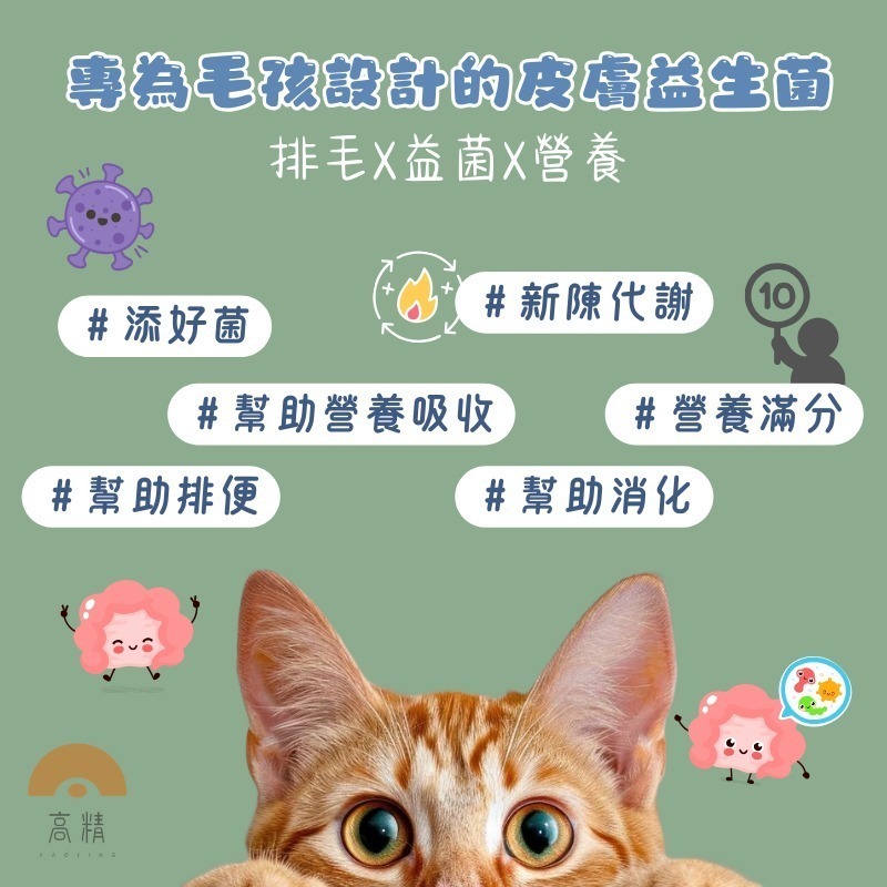 Aether依鈦 寵物益生菌 寵物排毛粉 益生菌 排毛用 寵物排毛 犬貓適用 保健品 寵物保健 益生菌 貓咪益生菌-細節圖2